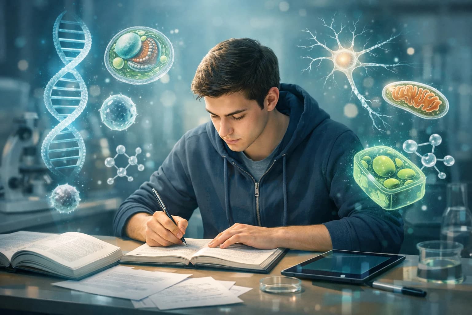 چگونه زیست را مفهومی بخوانیم: راهنمای جامع و گام‌به‌گام برای تسلط بر زیست‌شناسی